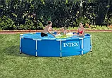 ☀️Сімейний каркасний басейн Intex 28200 для дорослих та дітей, 4485л, 305 x 76 см Синій, фото 7