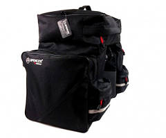 Велосумка на багажник Spencer Triple Bag 3-секційна 42 л, чорний (SAKB18)