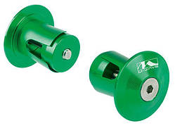 Заглушки в кермо M-Wave Alu зелений (C-KR-0130)