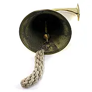 Колокол-ринда бронзовий (d-12, h-12 см) (715 г.), фото 3