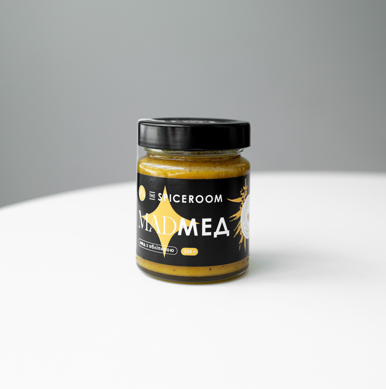 Крем мед Обліпиха 250 г / скло, фото 1