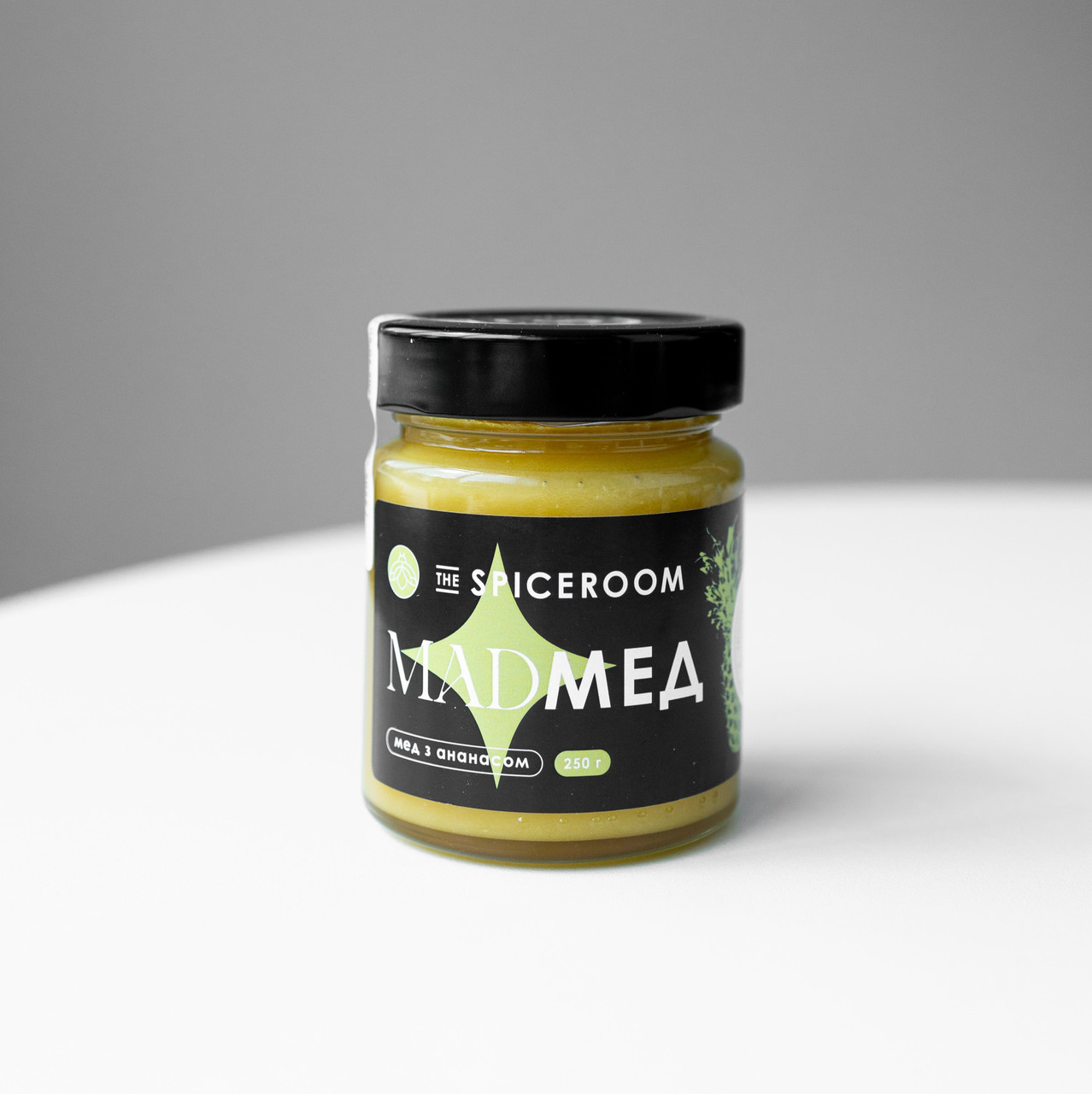 Крем мед Ананас 250 г / скло, фото 1