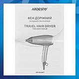 Фен Ardesto Pink Touch, 2000Вт, 2 швидкості, 2 темп.режими, складана ручка+рожевий (HD-R350PT), фото 8