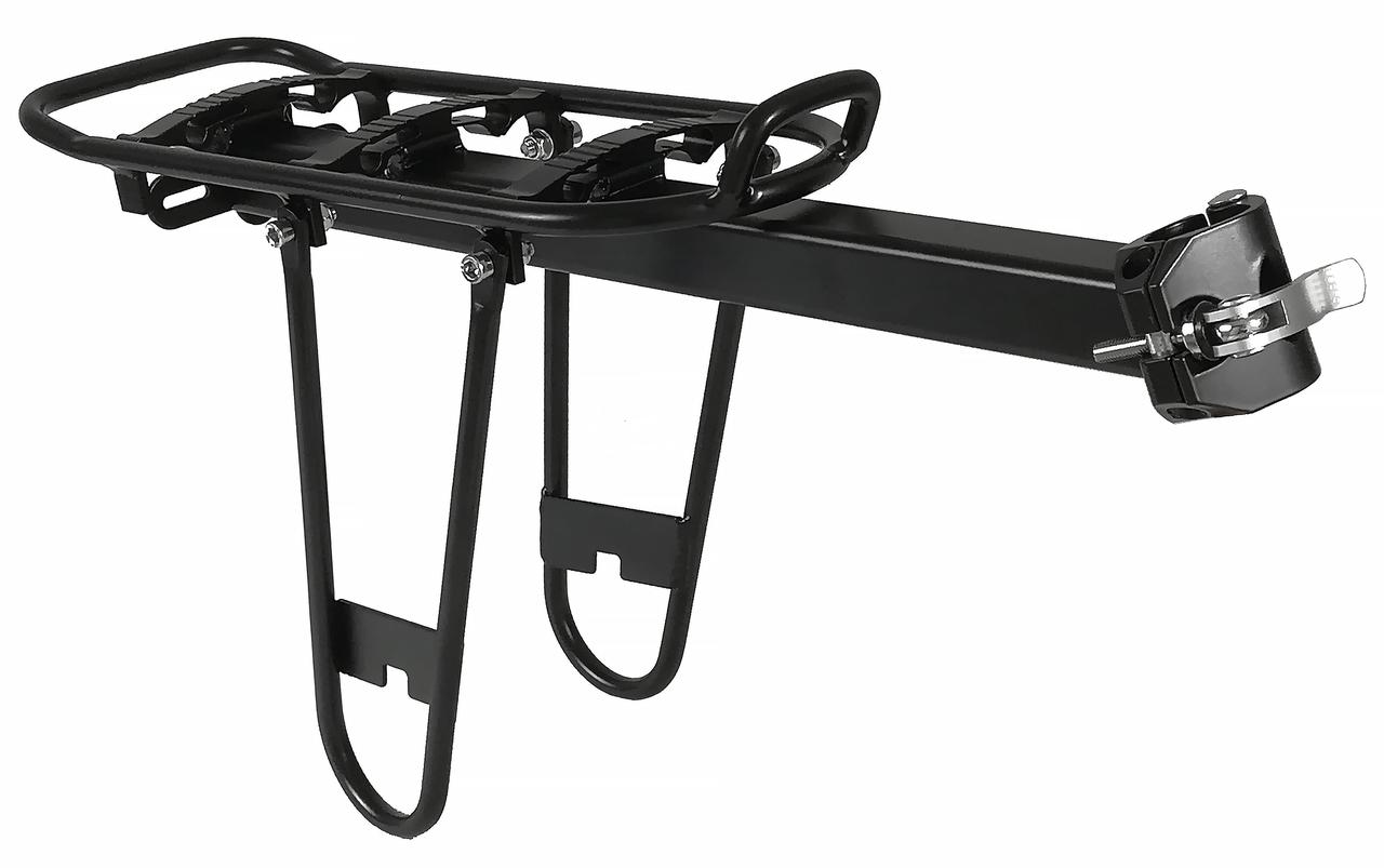 Багажник KB задній на підсідельну трубку, чорний (BAG036), фото 1