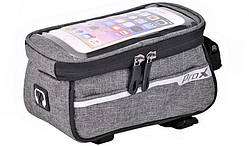 Сумка на раму Prox Nevada 249 на смартфон 6", сірий (A-SP-0232)