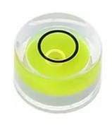 Круглий бульбашковий рівень діаметр 10 мм висота 6 мм для вирівнювання монтування телескопа