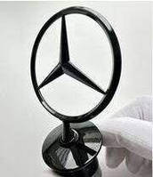 Mercedes-Benz Емблема  приціл на капот колір чорний глянець