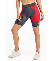 Велошорти, велотруси з памперсом Radical MOBILE сірий/маловий (MOBILE-crimson) — S