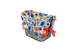 Сумка в кошик Kands білий / комбінований (TR-13)