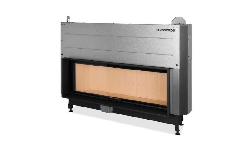 Широкоформатна камінна топка ROMOTOP з гільйотиною-HEAT 3g L 140.50.01, фото 1