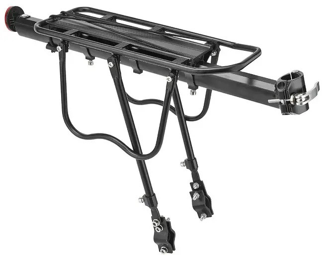 Багажник KB HJ-006 задній на підсідельну трубку, чорний (HJ-006), фото 1