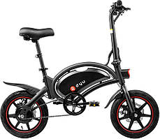 Електровелосипед 14" DYU D3F 250 Вт, 10 А/год, 36 В, чорний (D3F-350)
