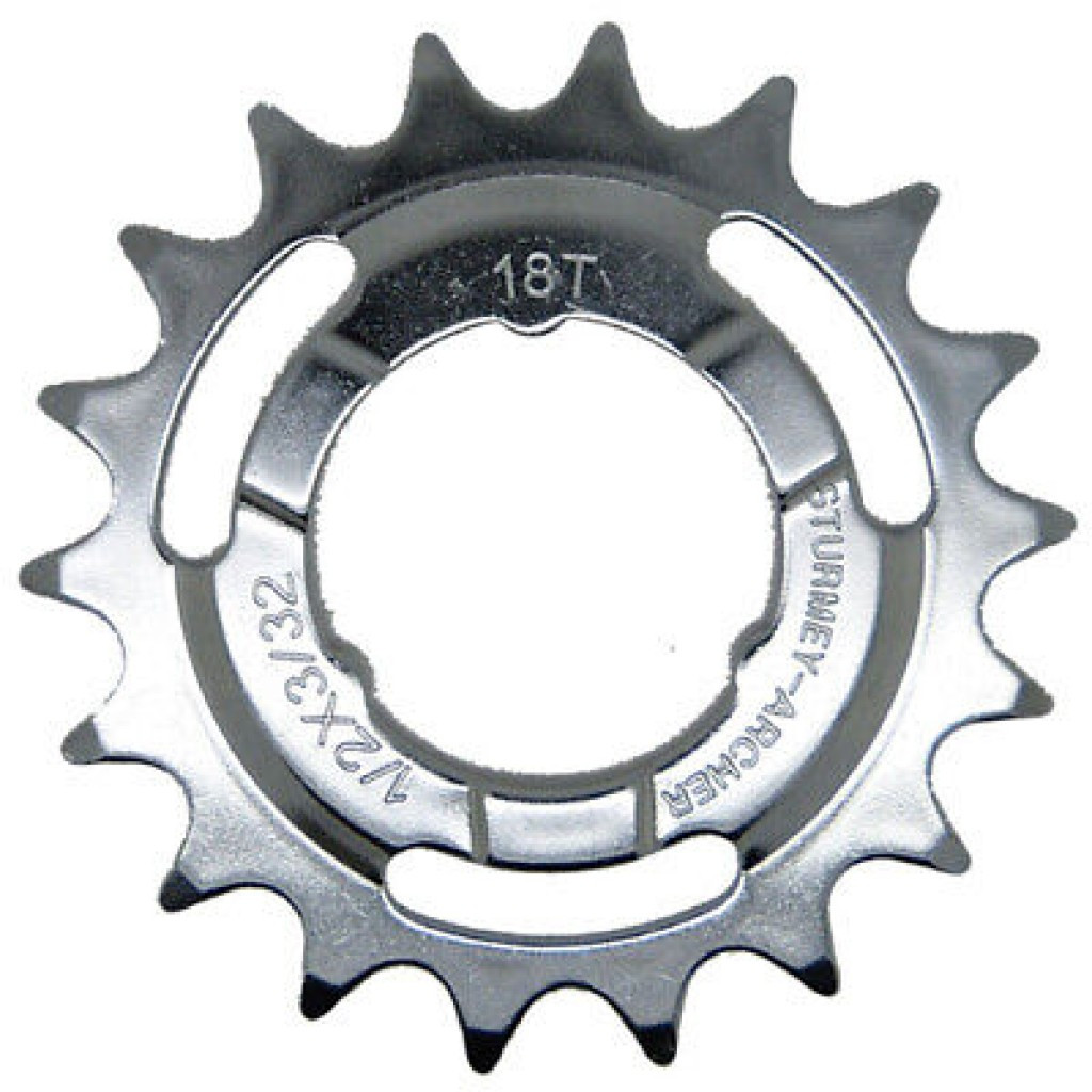 Зірка Sturmey Archer 3/32" 18 зубів, сірий (21562), фото 1