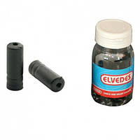 Ковпачки Elvedes кожух гальмо, пластик, 150 шт. чорний (19801)