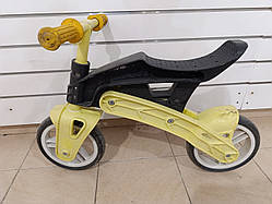 Біговел 12" пластиковий, жовтий з чорним б/у