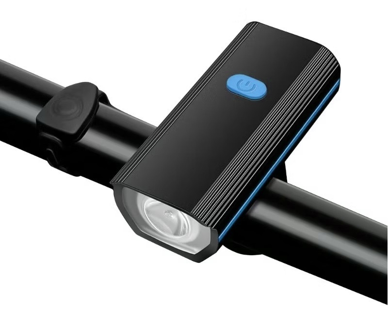 Фара передня GM-858 на кермо, чорно-синя (GM-858-blue), фото 1