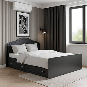 Ліжко з шухлядами. Спальне місце 120/140/160х200 см.