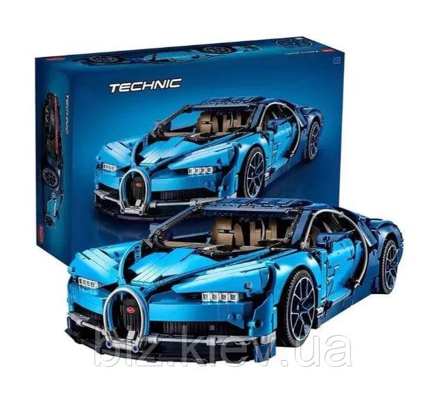 Конструктор Bugatti Chiron Technic 4031 деталей, спортивний автомобіль, маштаб 1:8 сумісний з Lego, фото 1