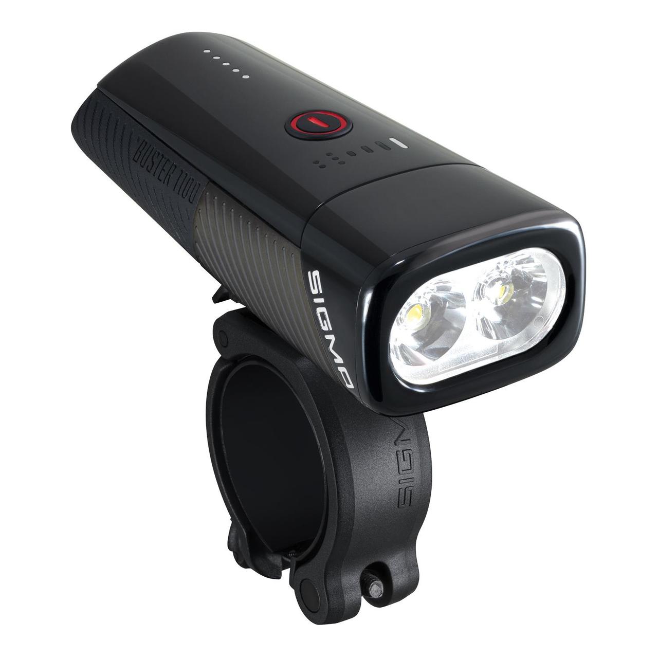 Фара передня Sigma Buster 1100 FL чорний (OBP985), фото 1