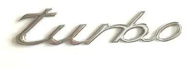 Шильдик на кришку багажника Porsche Turbo Порш Турбо Порше хром