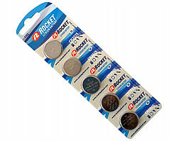 Батарейка Rocket CR2025 блістер 5 шт., для велоком'ютера (BAT003)