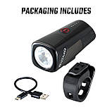 Фара передня Sigma Buster 400 FL чорний (OBP960), фото 5