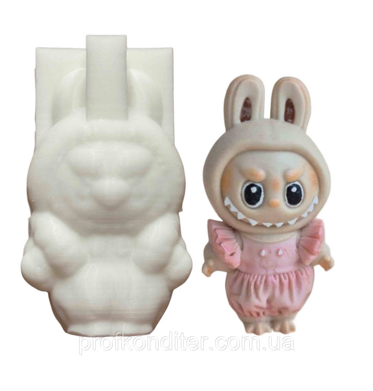 ЭКСКЛЮЗИВ! Силіконова форма для муссових десертів, зефіру, шоколаду та ін. "ЛАБУБУ-6", 10 см, фото 1