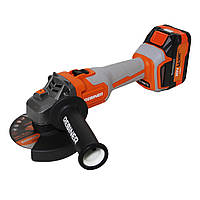 Шліфмашина акумуляторна 125 мм, 20 В безщіткова Rebiner RAG-125BLK/20Li в кейсі