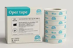 Бинт адгезивний Oper Tape 10см x 10м Iberhospitex (Іспанія) 32230