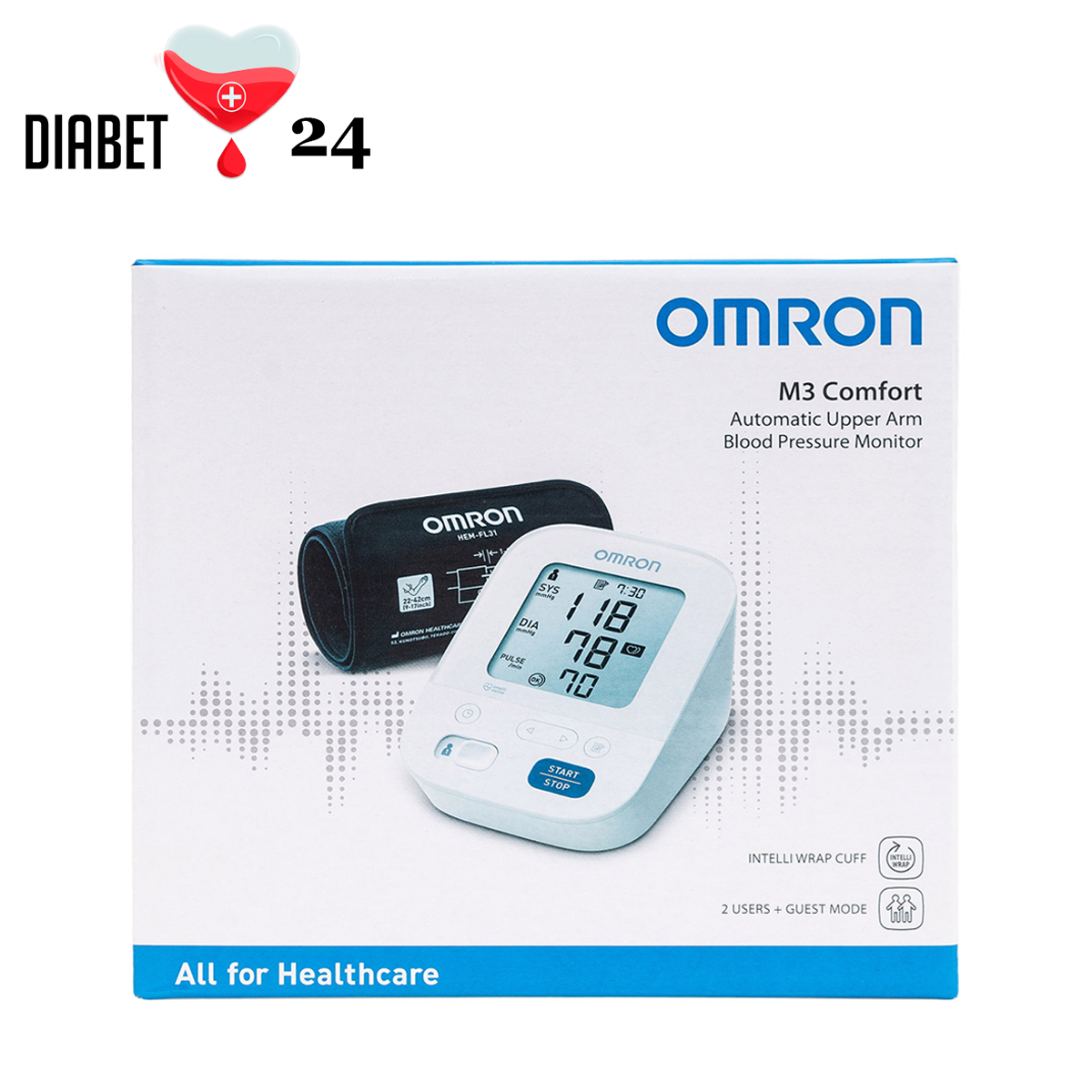 Тонометр автоматичний Omron M3 Comfort (HEM-7155-E), фото 1