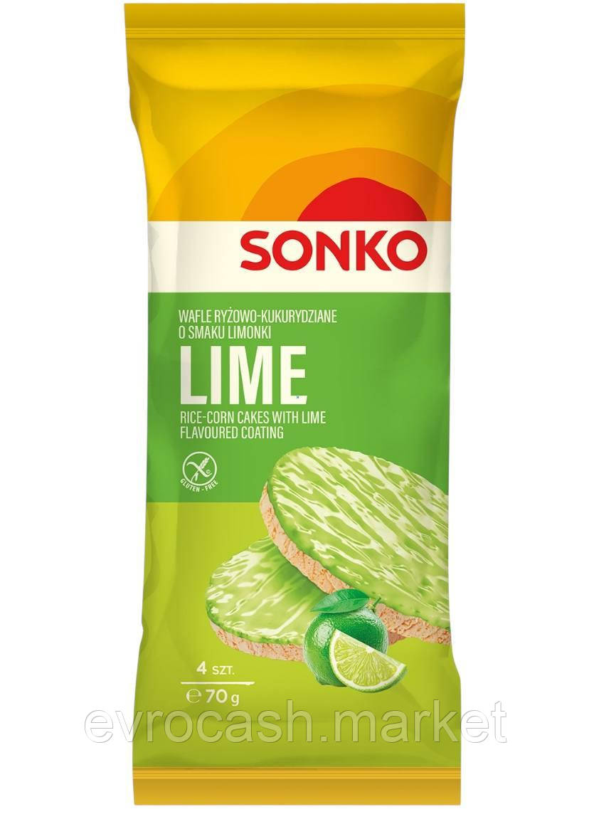 Вафлі рисові Sonko 70 гр в асортименті, фото 1