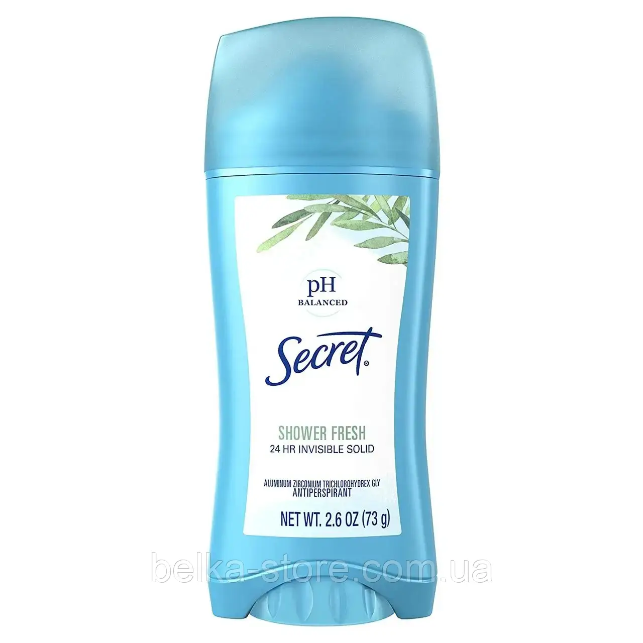 Дезодорант-антиперспірант Secret Shower Fresh Invisible Solid Antiperspirant and Deodorant 73гр, фото 1