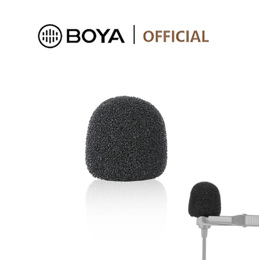 Оригінальний поролоновий вітрозахист для петличного мікрофона Boya, фото 1