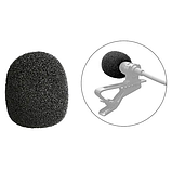 Оригінальний поролоновий вітрозахист для петличного мікрофона Boya, фото 2