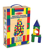 Набір дерев'яних кубиків, 100 шт. — Melissa & Doug