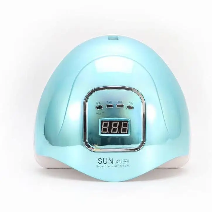 UV/LED дзеркальна лампа - SUN X5 Max Chrome для манікюру і педикюру, 120 Вт. Blue, фото 1