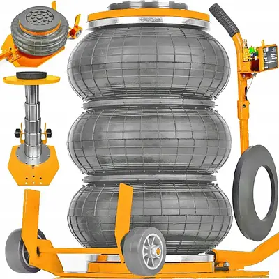 Домкрат для авто пневматичний 3,5 т. висота підйому 40 см, 3 пневмоподушки MAJSTER POLSKA MP-35 / Домкрати для СТО