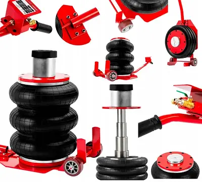 Домкрат автомобільний пневматичний 3,5 т. h 15-40 см, на 3 пневмоподушки REDATS RT-3500 / Домкрати для авто