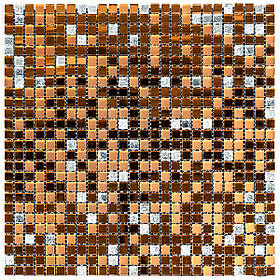 Мозаїка дзеркальна 298х298х4,5мм Мідна SW-00002370