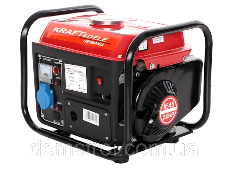 Генератор бензиновий 2-тактний KRAFT&DELE KD109 (68 Дб) 12/230В 1.2 кВт