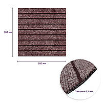 Самоклеюча плитка під ковролін моко 300х300х4,5мм SW-00002488, фото 3