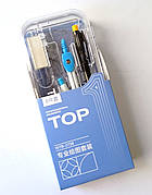 Готувальня з 8 предметів у пластиковій коробці WTB-2728. Набір для креслення в 1 упаковці