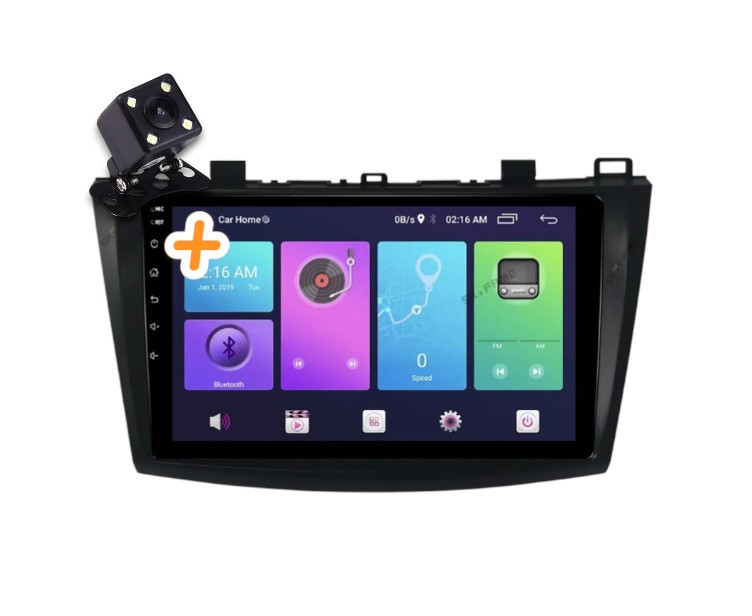 Магнітола для Mazda 3 2010-2015 на Android | Сенсорний екран, GPS, Bluetooth, камера заднього виду, фото 1