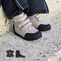 Дитячі осінні шкіряні ортопедичні черевики на липучках для лікування вальгусу 29 р, фото 6