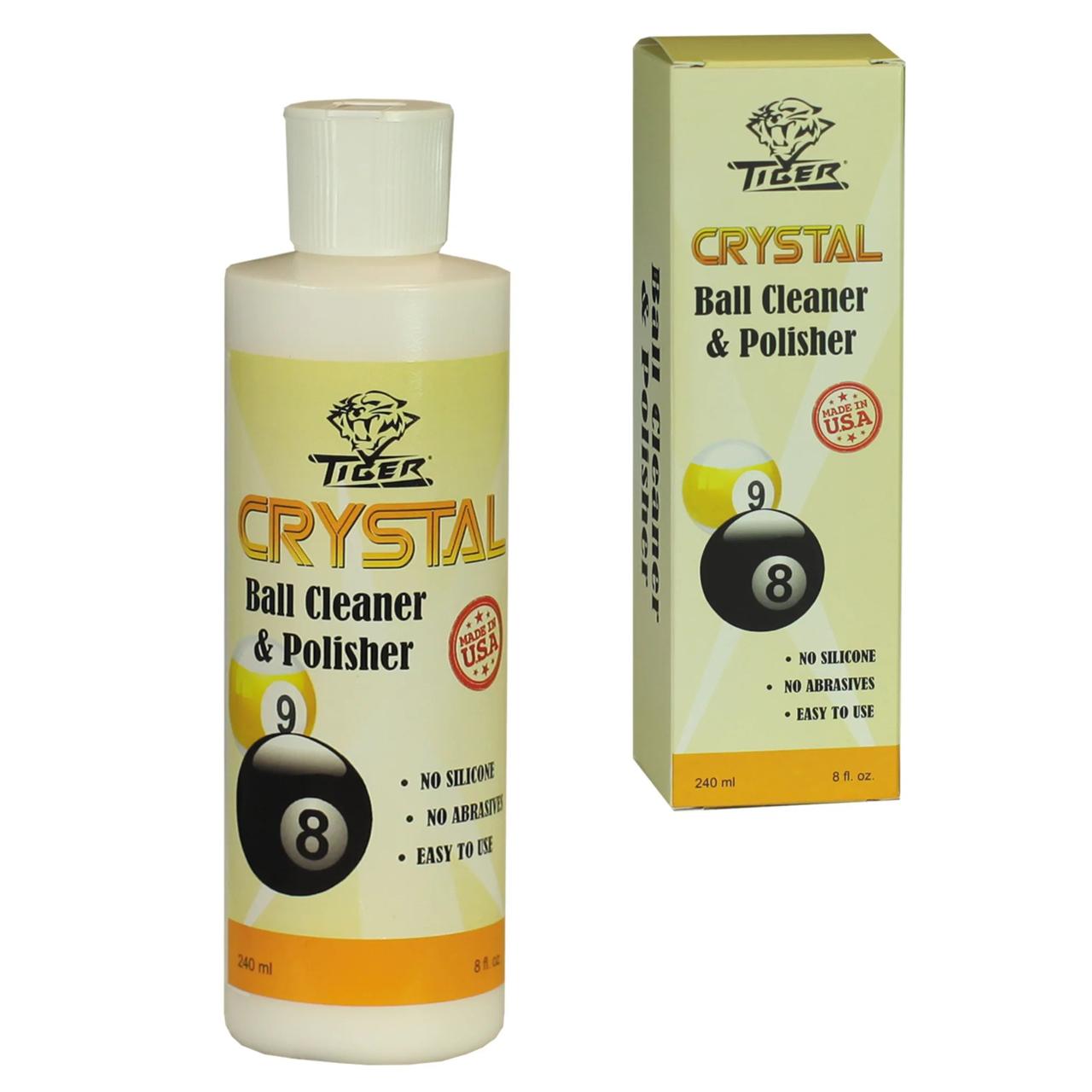 Засіб для чищення та полірування більярдних куль Tiger CRYSTAL 240мл, фото 1