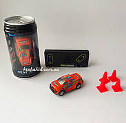 Міні-машинка на пульті управління — Розмір 7 см з акумулятором і фарами, що світяться Настільна машинка