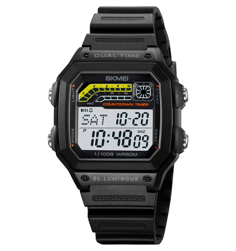Годинник чоловічий наручний Skmei 2307 (Чорний), фото 1
