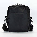 Сумка-органайзер через плече водонепроникна чорна, фото 4
