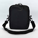 Сумка-органайзер через плече водонепроникна чорна, фото 8