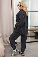 Костюм жіночий брючний з вельвету штани і кофта рр.50-52,54-56,58-60, фото 2